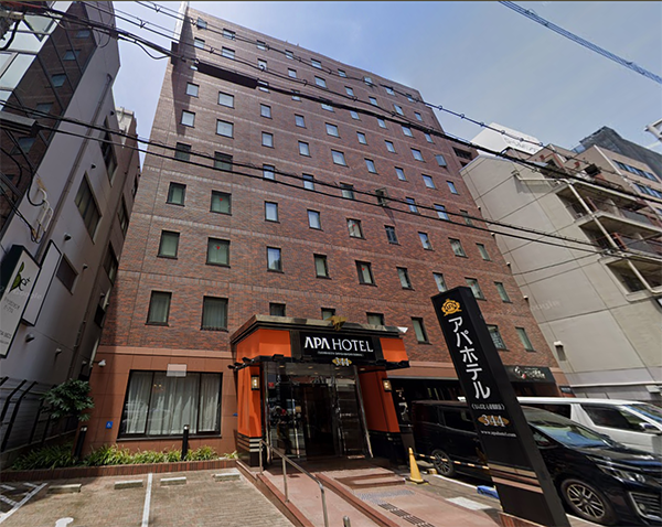 アパホテル〈なんば北 心斎橋駅前〉／大阪府大阪市中央区西心斎橋１－15－12