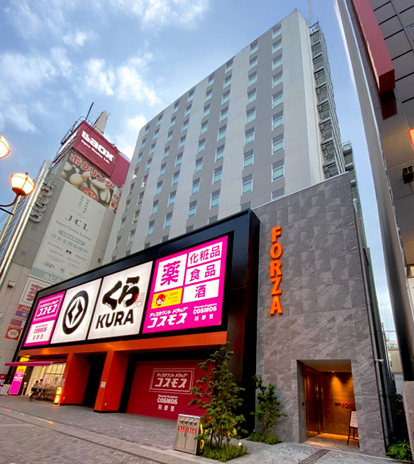 ホテルフォルツァ大阪なんば道頓堀／大阪府大阪市中央区道頓堀１丁目４－22
